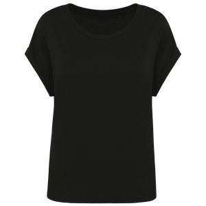 Eco-Friendly Ladie's Rolled-Up Sleeves T-shirt, miniatyr 1